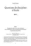 Image de Questions de discipline à l'école et ailleurs