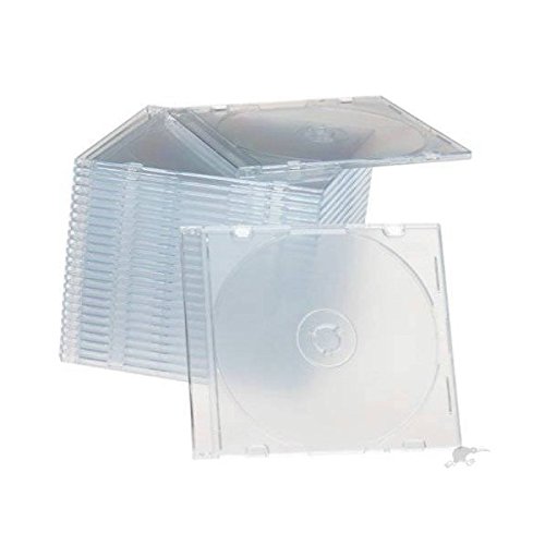 25 x Single CD/DVD transparent 8 cm Jewel Cases von dragontrading® - 4