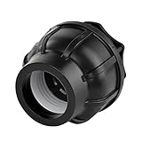 Gebo PE Rohr Endkappe Verschraubung 32mm 1' Zoll Endstopfen