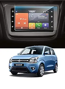 LF Maruti Suzuki Wagon R ZXI, Accessories 2020-2021 Infotainment System Unbreakable Screen Guard (Transparent, Petrol and Diesel)(Pack of 1)