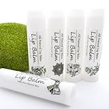 Wakehurst Lip Balm Labels Stickers for Containers - Transparent Vinyl Labels, 10sheets 100pcs