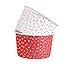 Produktbild 24 Muffinförmchen rot/weiß mit Pünktchen