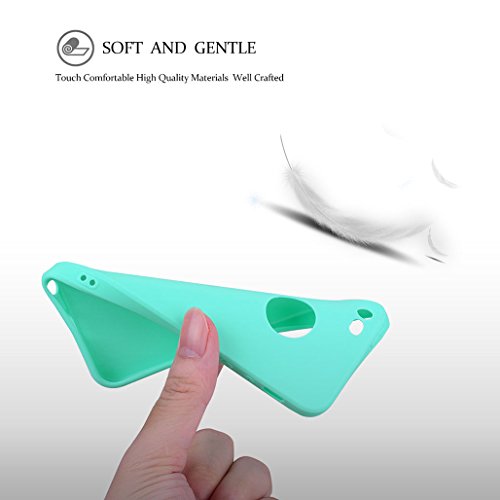 2x Funda iPhone 5 5S SE  XiDe Carcasa Ultra Delgado Ligero Silicona con Anti-Ara  azos Espalda Carcasa Absorci  n de impacto Armor Elegante Funda para iPhone 5 5S SE - Verde   Rojo