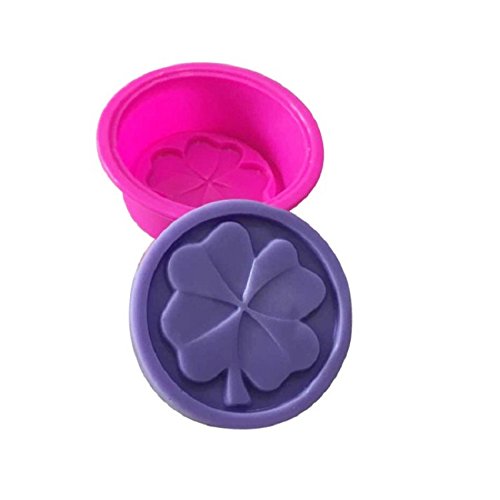 Schönes Leben* 16 Stück Seifenform Quadrat Rund Oval Rechteck Silikonform Kuchenform DIY Molds – 100% handgemachte Silikon (Zufällig Farbe) - 3