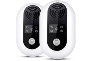 NAKAICUN Ultrasuoni Repellente per Topi - Plug-in Roditore & Insetto Deterrente - Sicuro per Umani, Animali Domestici - da Topi, Insetti, Cimici, Scarafaggi - Uso in Casa, Uffici, Ristoranti 2Pack (Bianco)