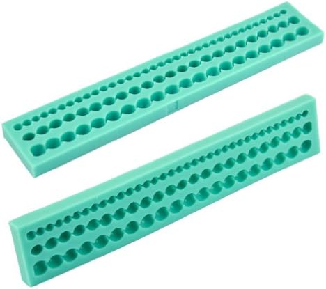 Lantomall Cake Decoration Three Rows Beads Silicone Mould Mold Sugarcraft