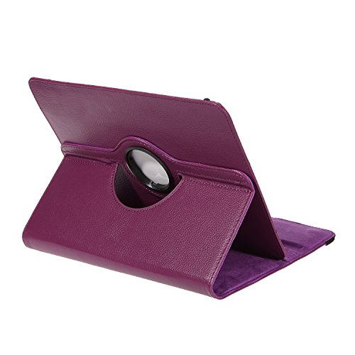 Universal Rotation Tasche für Tablet Modelle in 7, 8 oder 10 Zoll Größe Case Schutz Hülle Cover (8 Zoll, Violett) - 2