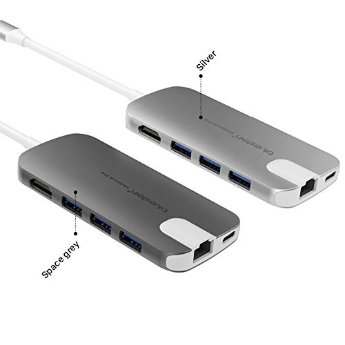 MultiHub Pro mit HDMI und RJ45 (Space Grey)
