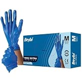 Beybi TPEX Extra &Ccedil;ok Ama&ccedil;lı Eldiven - Mavi - 100'l&uuml;k Kutu