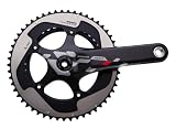 SRAM Kurbelsatz Red 2012 BB30
- Neue Exogramm Technologie, großer Hohlquerschnitt bis zum Spider für maximale Steifigkeit und ein minimales Gewicht
- Material Kurbel: Carbon 
- Material Kettenblätter: gefrästes Aluminium
- X-GlideR Kettenblätter^- Für Yaw Umwerfer optimierte Steighilfen
- Gewicht: 557g (BB30, 172,5mm / ohne Innenlager), 609g (GXP, 172,5mm / ohne Innenlager)