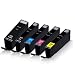 Produktbild 5x Kompatible Tintenpatronen für Canon Pixma MG7150 Pixma MG7160 Pixma MX722 Pixma MX725 Pixma MX922 Pixma MX925 Pixma MG5440 Pixma MG5450 Pixma MG5470 Pixma MG5520 BK C M Y