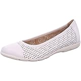 Hochwertige Qualität CAPRICE Damen Ballerinas Weißer Ballerina 22151-102 weiß 614032