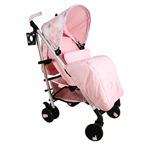My Babiie Katie Piper MB51 Pink Butterflies Stroller - Includes Raincover