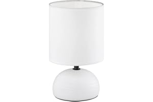 RL LIVE YOUR LIGHT Reality Leuchten R50351001, lampa stołowa, ceramika, biała, 14,0 x 14,0 x 23,0 cm