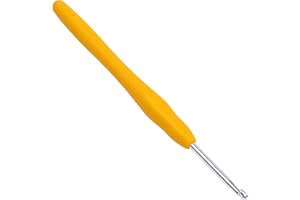 SUVSOON 3.5mm Crochet Hooks Crochet Knitting, Ergonomic Soft Handles Crochet Hooks for Arthritic Hands, Light and Comfortable Crochet Tool,Crochet Tool for Knitting Suitable for Beginners (3.5mm)