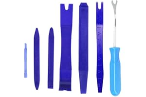 RANDALFY Lot de 7 Outils de démontage de Panneau de Garniture de portière de Voiture avec kit d'outils de démontage de Garniture pour Installation Audio Radio de véhicule