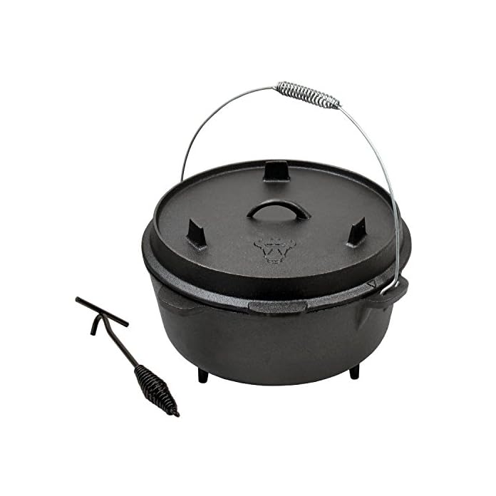 Bbq Toro Do12 Dutch Oven Topf Kochtopf Aus Gusseisen Gusstopf Brter