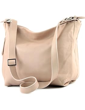 modamoda de - ital. Ledertasche Damentasche Umhängetasche Schultertasche Nappaleder T147