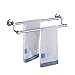 Produktbild HJKL Towel Rack 304 Edelstahl Doppelstock hoch und niedrig Badezimmer 40cm frei Stanzen