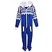 Kids Unisex Aztec Print Zip Up Onesie Hooded Jumpsuit Sleep Wear all in one Playsuit