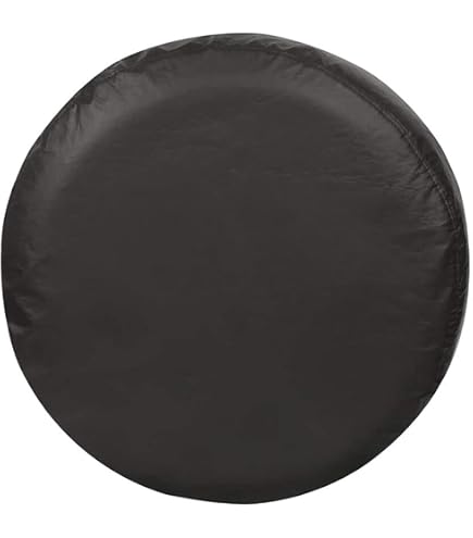 Housse De Roue De Secours 13 Pouces En Cuir Souple Noir - Protection Diamètre 55-58 Cm