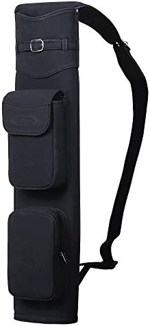 High-grade Matte Velvet Arrow-back Pot Quiver Three Fixed-back Archery for Hunting