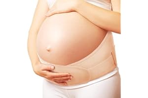 ‎TOROS GROUP MANUFACTURE TOROS GROUP MANUFACTURE Schwangerschaftsgürtel Verstellbare Becken- und Rückenstütze Schwangerschafts-Bauchbinden Medium Beige