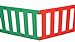 TikkTokk Nanny Panel Playpen (Multi-Coloured)