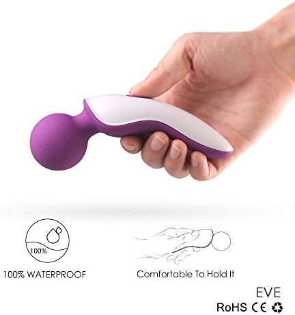 Cordless Wand Massager for Back Neck Shoulder with 9 Powerful Vibration Modes , James Love Handheld Personal Body Massager for Women Rechargeable Waterproof,Fast Delivery(2-5 days)