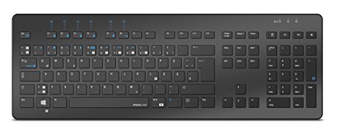 Speedlink Athera XE Bluetooth Tastatur (bis zu 5 Geräte über BT gleichzeitig nutzbar, Vollformat-Tastenfeld inklusive Pfeil- und Ziffernblock) schwarz - 2