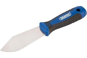 Draper Couteau à mastic de 100 mm | Outil de peintre à poignée souple | Grattoir à peinture | Outils de plâtrage | Outils à main de remplissage | Lames en acier poli | 82673