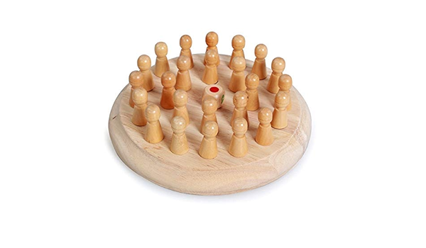 Kids Wooden Memory Match Chess Set Jeu D Echecs En Bois Educatif Pour Enfants Jouets D Echecs De Memoire En Bois Pour Bebe 3d Echecs Famille Partie Jeu Bois Memoire Jeu Baton Jeu