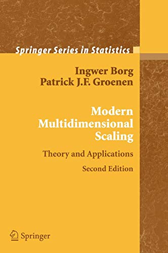 Modern Multidimensional Scaling: Theory and Applications (Springer Series in Statistics)