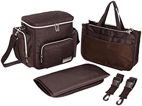Knuddelstuff Winslow Small Designer Baby Changing Bag, Wheelchair Compatible – Brown