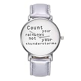 TianWlio Armbanduhren Damen Mode für Frauen Lederarmband Analoge Quarzglasspiegel Uhren