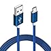 Produktbild Sweet Tech Blau 1.5m Micro USB Nylon Umflochtenes Verwicklungssicheres Kabel Ladekabel Datenkabel Geeignet für Cat B30 / S31 / S41 / S50c / S60