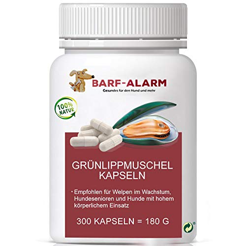 Verde lipp caracola Cápsulas perro  300 Cápsulas  100% verde lipp caracola polvo Cápsulas para perros con 500 mg  Cada Producto natural para animales en alemán Premium Calidad