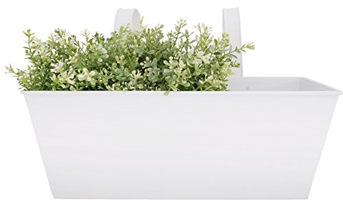 Esschert RD24 Balkonkasten, 7,5 L, weiß - 2