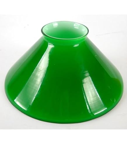 Vetro di ricambio verde rettangolare per lampade ministeriali