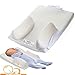Edealing Baby Infant Newborn Anti Roll Pillow Ultimate Sleep Positioner System Prevent Flat Head Cushion