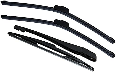 19/26/14" Aero VU Front Flat &amp; Rear Wiper Blades + Arm Window Windscreen Service