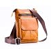 Produktbild LXIANGP Männer Leder Schulter Diagonale Tasche Multifunktions-Taschen 7 Zoll Tragen Gürtel Handy-Tasche, für die Arbeit zu sammeln