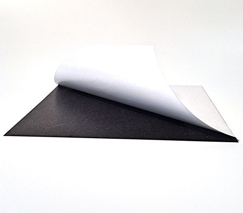 Magnetfolie selbstklebend 50cm x 100cm x 0,5mm Top Qualität Magnetschild “ Anisotrop“ 1 non-permanent Stift + 1 Magnetherz beschreibbar Gratis!! - 3