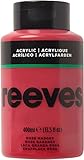 Colores fuertes e intensos Reeves - Pintura acrílica 400 ml, Laca Granza Rosa