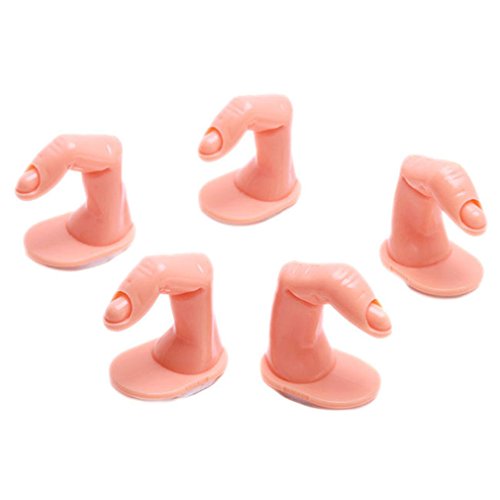 Hengsong Fake Fingers Nail Tips Model Practical Training Nail Beauty Supplies