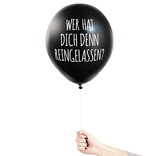Pechkeks Anti-Party Ballons – schwarze Luftballons mit Ansage - 3