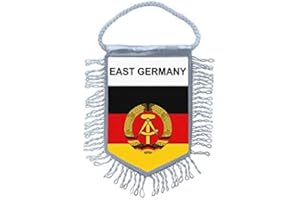 Akachafactory Fanion Mini Drapeau Pays Voiture Decoration Allemagne de l'est RDA DDR