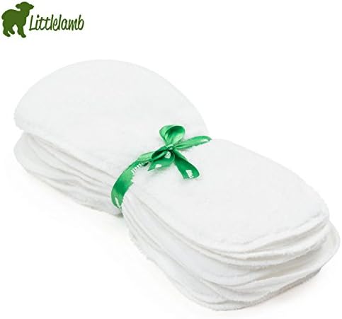 Little Lamb Washable Nappy Lining Fleece (Pack of 10) – Size 1 (30x11,5 cm) – Super Soft Fleece Insoles for windeln. Fleece Fabric Washable Pocket Cloth Nappy Windelfleece Fleecy Nappy Liners Pack of 10)