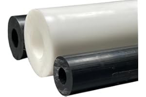 PSB STAHL AUF MASS POM Hohlstab Kunststoff Rundrohr 30x15mm L= 500-1500mm natur/weiß (1000mm)