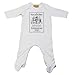 Alice in Wonderland Guinness Time 1931 #2 ALICE048 Baby Grow White (0-3, White)